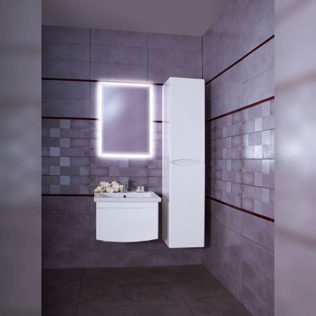 Комплект мебели для ванной Бриклаер ВЕГА 60, белый, артикул ВЕГА 60