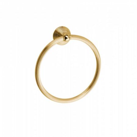 Bongio Impero Полотенцедержатель-кольцо, 200х45 мм, цвет золото 24к.