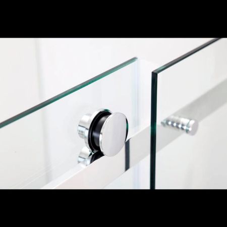 Душевая дверь Black&White Stellar Wind S218-1200х1950 профиль Хром стекло прозрачное