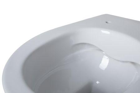 Чаша приставного унитаза Allen Brau Fantasy 4.11007.20 белый глянец, артикул 4.11007.20