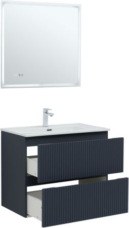 Тумба под раковину Aquanet Джейн (Flat) 80 маренго, артикул 00335429