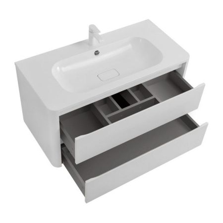 Раковина из искусственного мрамора, 1000x480x132, CZR-1000/480-LV-MR-NV, артикул CZR-1000/480-LV-MR-NV