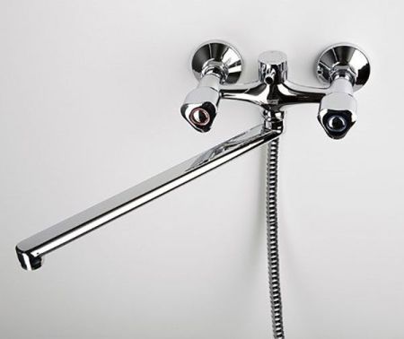 Смеситель для ванны WasserKRAFT Amper 2902L универсальный Хром