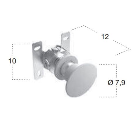 Antonio Lupi MayDay/Midimayday Встраиваемый смеситель для душа со встраиваемой частью (комплект), цвет: графит