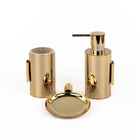 Stil Haus Hashi, настенная металлическая мыльница, цвет золото, артикул HS09M(16)