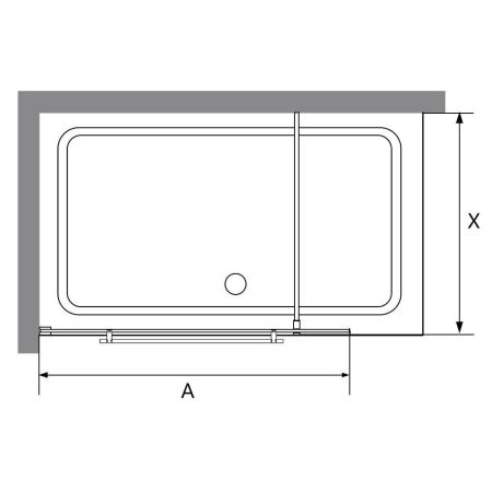 Душевая перегородка RGW WA-041B (900, Прозрачное), артикул 35104009-14