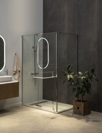 Душевой уголок Allen Brau Fantasy 140x90 3.11004-00 хром, артикул 3.11004-00
