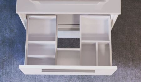 Тумба под раковину Raval Frame 60 подвесная Белая, артикул Fra.01.60/P/W