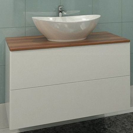 Тумба с раковиной Orange Otto 100 Ot-100TuWOOD+G56 Белая