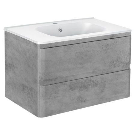 Тумба под раковину Vincea Vico VMC-2V600BT подвесная Beton, артикул VMC-2V600BT
