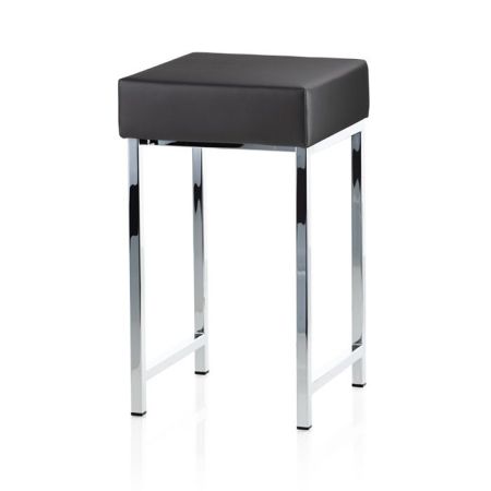 Decor Walther DW 64 Табурет 30x30x52cм, цвет: хром / черный