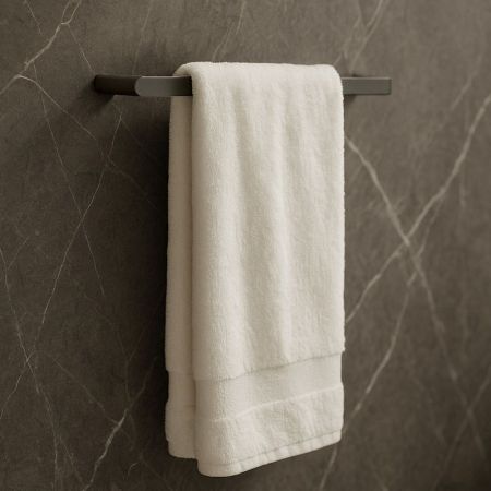 Полотенцедержатель Knotlor SB102GM, оружейная сталь, артикул SB102GM