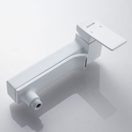 Смеситель для ванны Shevanik S4002C, белый