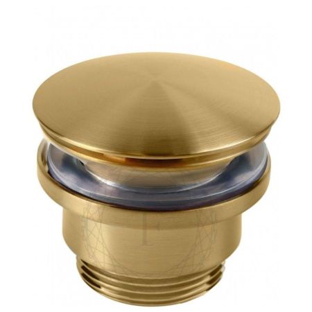 Донный клапан для раковины FILARETE FL75GL, золотой сатин, артикул FL75GL