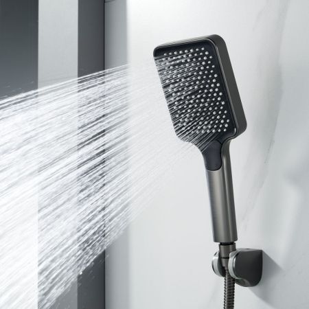 Смеситель для ванны Shevanik S9952T, оружейная сталь, артикул S9952T