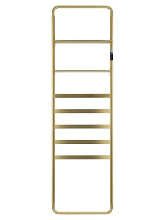 Полотенцесушитель электрический WONZON & WOGHAND DÜSSELDORF, Брашированное золото (WW-A205-BG), артикул WW-A205-BG
