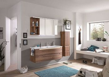 Комплект мебели Puris Purefaction, 1200 мм левый, цвет дуб чарлстон