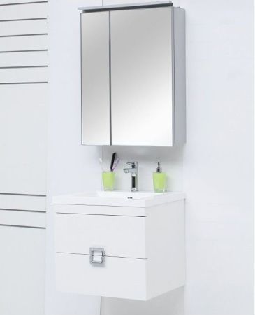 Зеркало-шкаф De Aqua 70 серебро, артикул AL 503 070 S