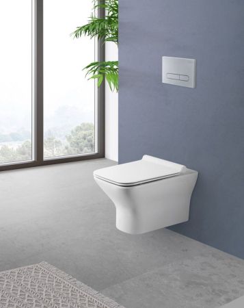 Унитаз подвесной безободковый BELBAGNO ROMANO, артикул BB248CHR-SM