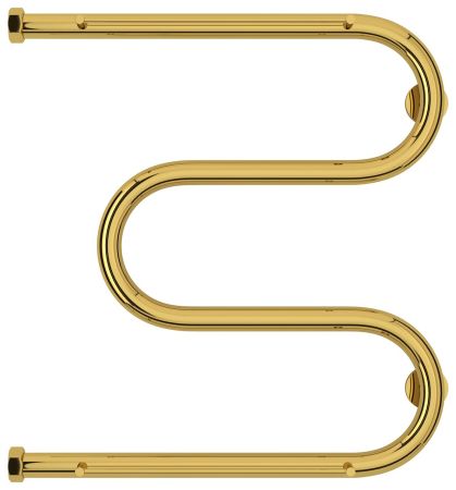 Полотенцесушитель водяной "М-обр.+" 2П 500х500 Н. Г. 1" (Золото)