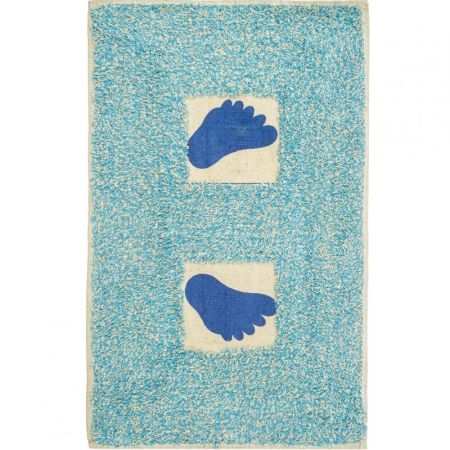 Коврик для ванной комнаты Fora 60х40 FOR-M001BL Лапки