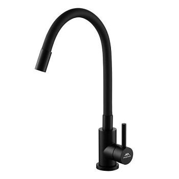 Смеситель для кухни с гибким изливом FASHUN A54101N-7A, чёрный