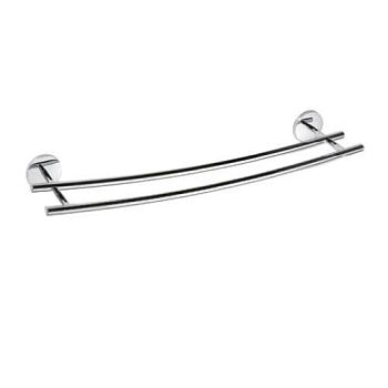 Полотенцедержатель ALFA двойной  600x60x150мм, хром