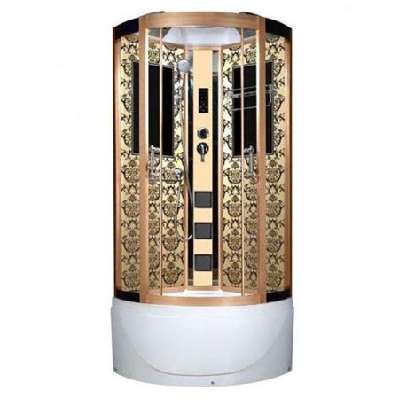 Душевая кабина Niagara Lux 7790 90x90 профиль Золото задняя стенка Золото, артикул 7790G