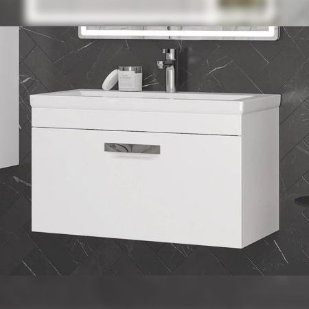 Тумба под раковину подвесная Velvex Estea tp.EST.MOD.80.1Y, 80 см, артикул tp.EST.MOD.80.1Y