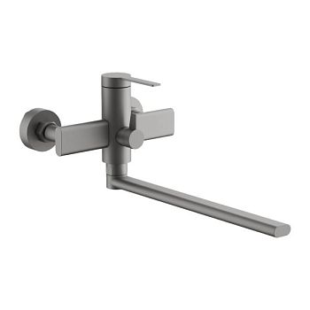 Смеситель для ванны BELZ B22813-3, оружейная сталь