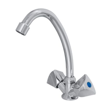 Смеситель для кухни Сантаком stOMEGA 3306, хром, артикул 3306