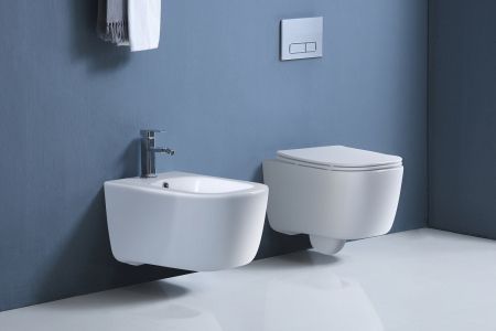 Биде подвесное AQUATEK ЛУГАНО AQ1002-00, 510*350*320 мм, цвет белый, артикул AQ1002-00