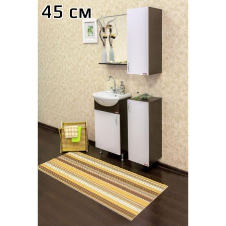 Подвесной шкаф Sanflor Мокко 28 L Н0000000783 нижний Белый Венге, артикул Н0000000783