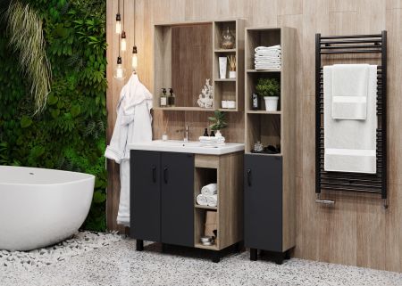 Тумба для умыв. "Омега-60" 2ящ. подвес. (ум. Фостер 60), артикул 207045