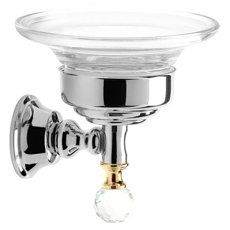 Мыльница Webert Karenina KA500101017, хром/золото, артикул KA500101017