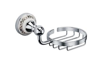 Мыльница Fixsen Bogema FX-78509 Хром Белый