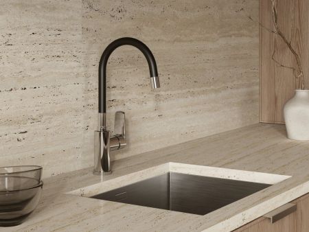 Смеситель для кухни Cersanit MODUO однорычажный с гибким изливом хром (64842), артикул 64842