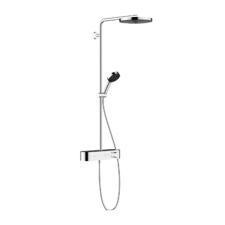 HG Pulsify S Showerpipe 260 1jet с ShowerTablet Select 400, цвет хром, артикул 24220000