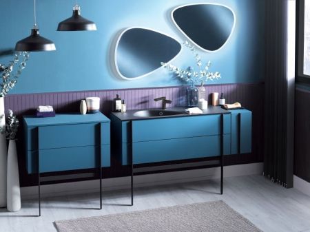 Тумба под раковину Jacob Delafon Nouvelle Vague 145 EB3043RU-N18 подвесная Белый глянец, артикул EB3043RU-N18