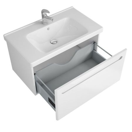 Тумба под раковину Owl 1975 Otalia 80 OW04.02.00 подвесная Белая