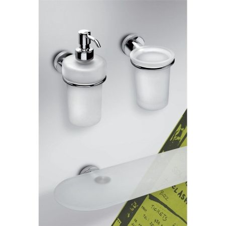 Стакан для зубных щеток Colombo Design Basic B2702 Белый, Хром, артикул B2702