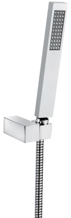 Ручной душ 111: лейка, шланг, крепеж, цвет хром, артикул 111CR