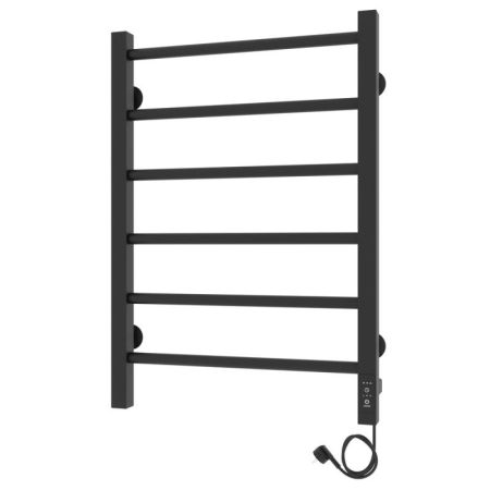 Полотенцесушитель электро "Феличия ЧКЧ6 400х600", черный муар, правый, артикул 73207611