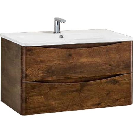 Тумба под раковину Vincea Roberta VMC-1R800RW подвесная R.Wood, артикул VMC-1R800RW