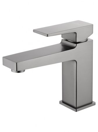 Смеситель для раковины WONZON & WOGHAND CUBE 2.0, Темный графит (WW-88018068-BGM), артикул WW-88018068-BGM