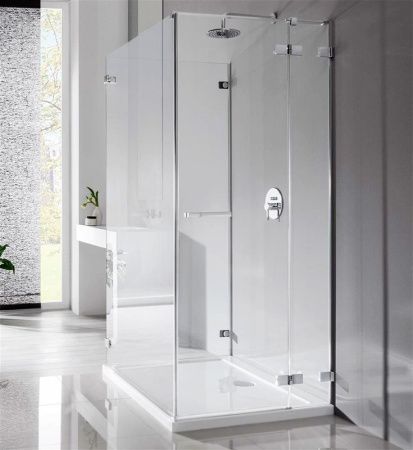 Боковая стенка для душевого уголка Radaway Euphoria S2 100x200 профиль хром, стекло прозрачное