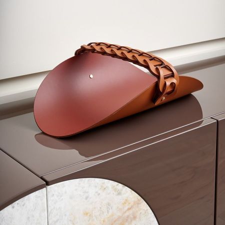 Colombo Adj Открытая корзина для СПА Riviera, 48x28 см, цвет: бордо/коньяк