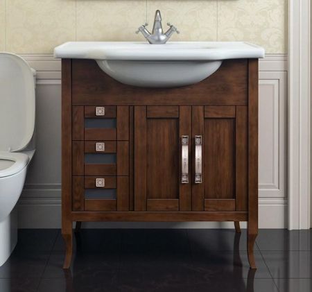 Тумба с раковиной Мираж 80 Opadiris Светлый орех