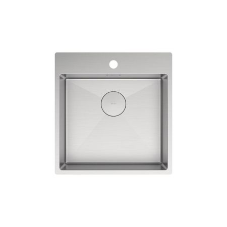 Кухонная мойка Lemark JANGA 490 прямоугольная из нержавеющей стали цвет: сталь (9937105), артикул 9937105