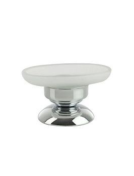 Stil Haus Elite, настольная мыльница на ножке, цвет хром